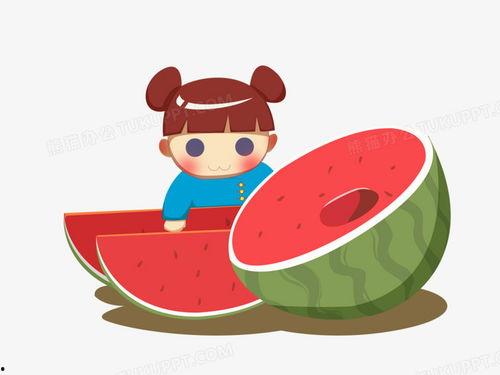 吃瓜家族怎么画图片